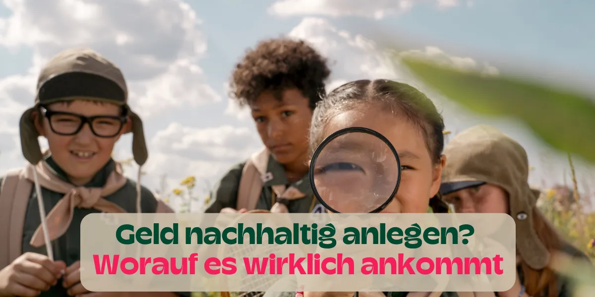 Geld nachhaltig anlegen - eine Alternative