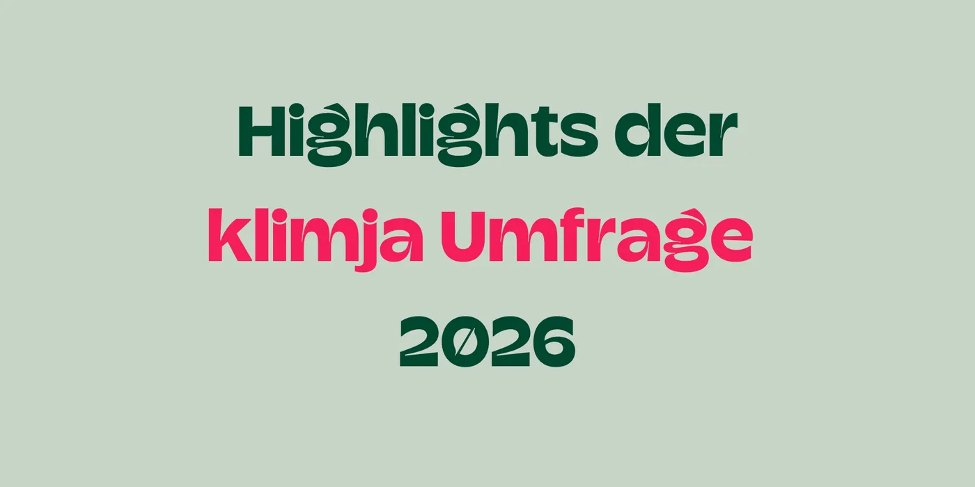 klimja Umfrage 2026 nachhaltige Geldanlage