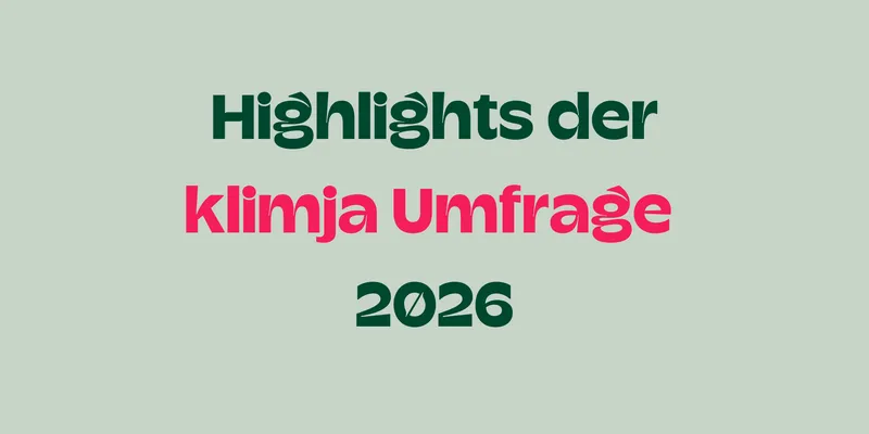 klimja Umfrage 2026 nachhaltige Geldanlage
